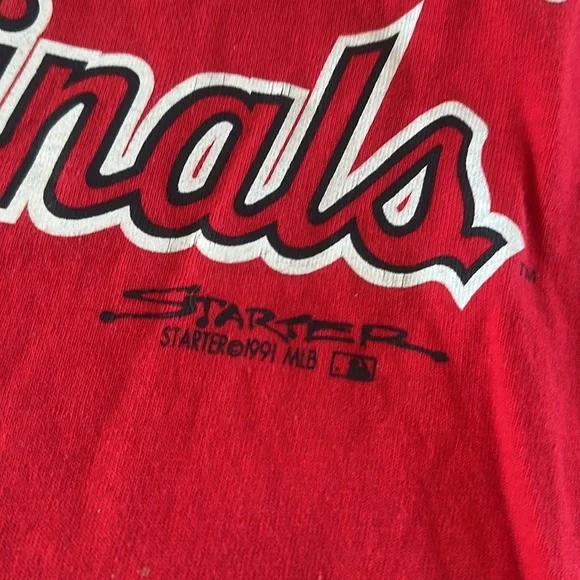 91’ Starter Cardinals Baseball T-Shirt - Picture 3 of 6